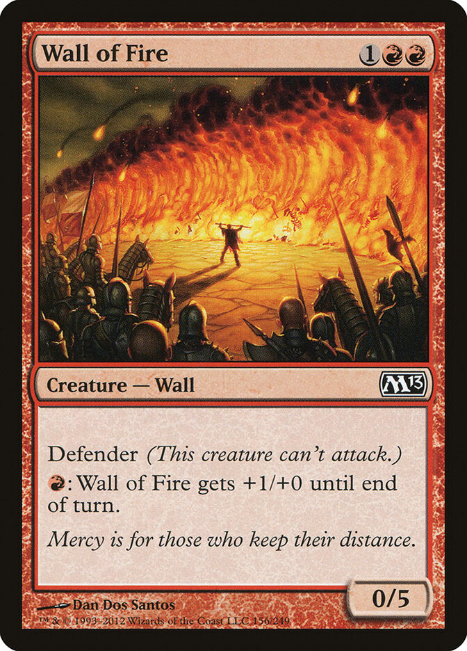 Wall of Fire - Magic 2013 (Common) [M13-156] Imagen principal del producto