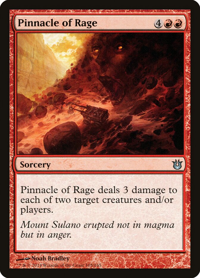 Pinnacle of Rage - Born of the Gods (Uncommon) [BNG-105] Imagen principal del producto