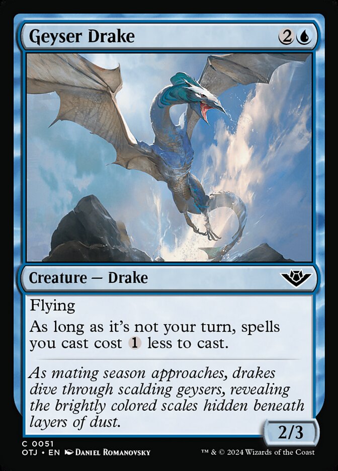 Geyser Drake - Outlaws of Thunder Junction (Common) [OTJ-51]