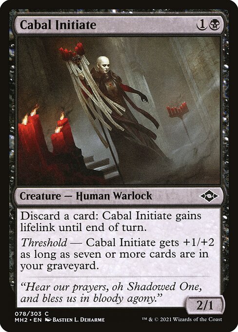 Cabal Initiate – Modern Horizons 2 (MH2-78) Magic: The Gathering card