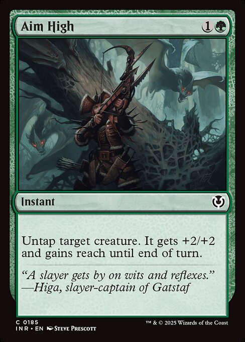 Aim High – Innistrad Remastered (INR-185) Magic: The Gathering card Hauptbild