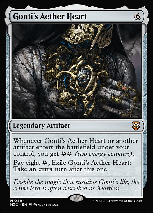 Gonti's Aether Heart – Modern Horizons 3 Commander (M3C-294) Magic: The Gathering card | LC-REM-20260804-15339570757964-b2a3ac21-5e37-40c4-934a-4b00a5562b0e Main image