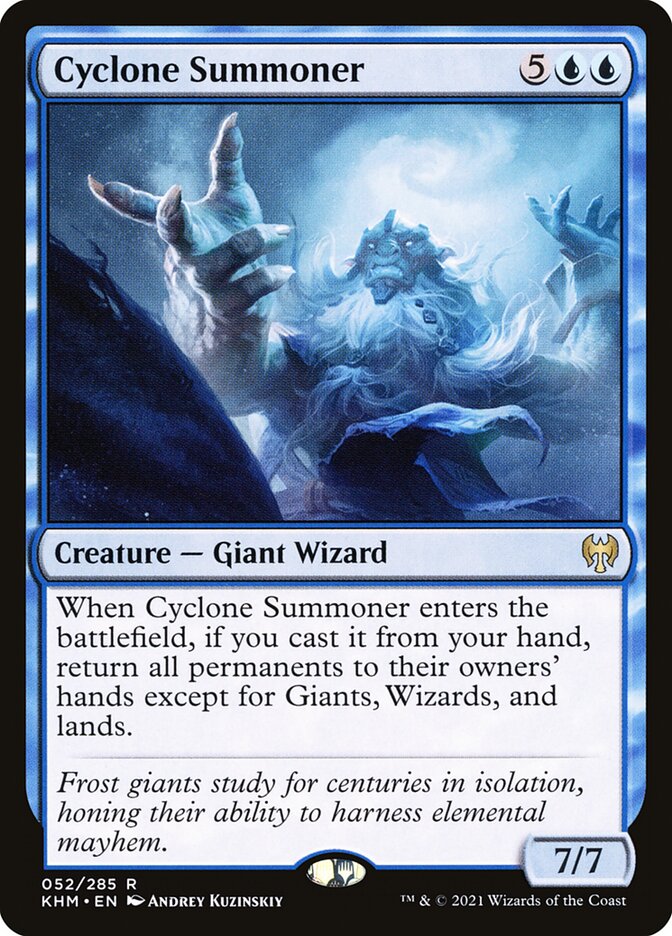 Cyclone Summoner - Kaldheim (Rare) [KHM-52] Main image