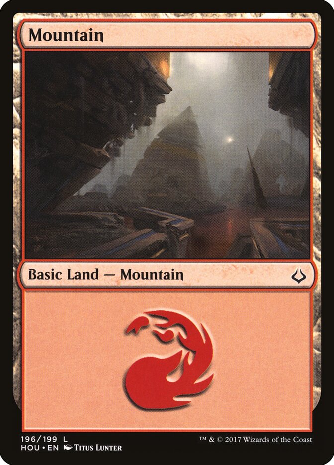 Mountain (V.2) - Hour of Devastation (Land) [HOU-196]