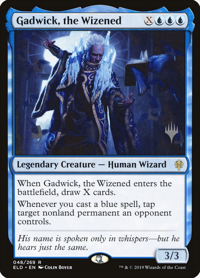 Magic-kaart Gadwick, the Wizened PELD-48 uit Throne of Eldraine: Promos (Rare) Image principale du produit