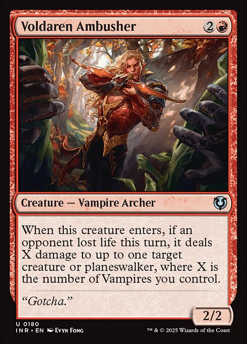 Voldaren Ambusher – Innistrad Remastered (INR-180) Magic: The Gathering card | LC-REM-20260804-15582953767244-b2f493be-7e6f-4634-999b-a5c35fa45447