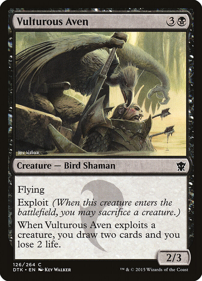 Vulturous Aven - Dragons of Tarkir (Common) [DTK-126]