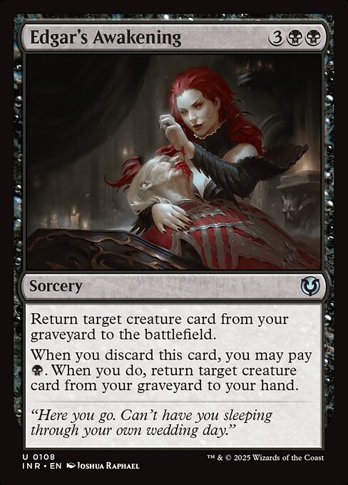 Edgar's Awakening – Innistrad Remastered (INR-108) Magic: The Gathering card