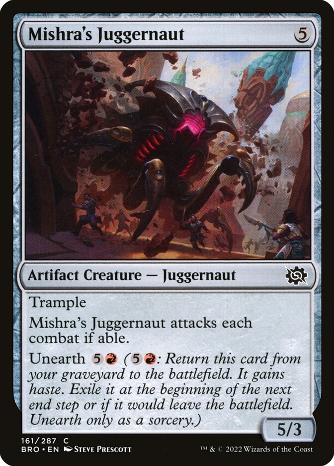Mishra's Juggernaut - The Brothers' War (Common) [BRO-161]