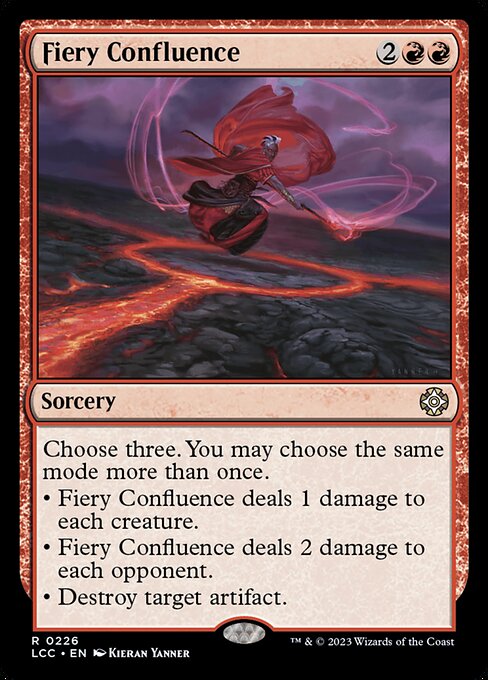 Fiery Confluence – Commander: The Lost Caverns of Ixalan (LCC-226) Magic: The Gathering card