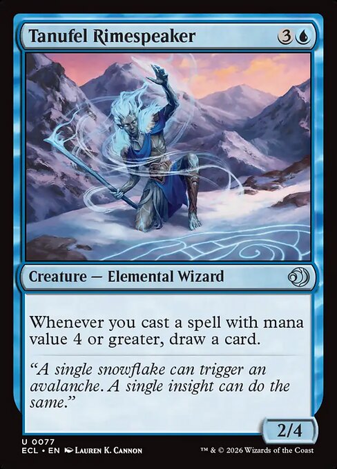 Tanufel Rimespeaker – Lorwyn Eclipsed (ECL-77) Magic: The Gathering card Hoofdafbeelding