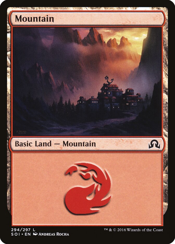 Mountain (V.3) - Shadows over Innistrad (Land) [SOI-294]