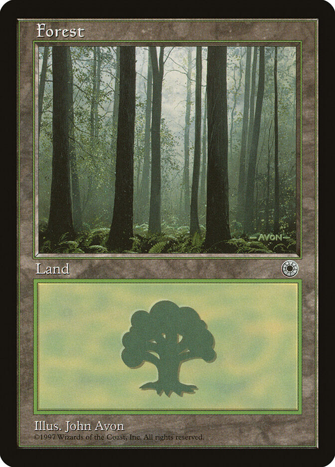 Magic-kaart Forest POR-214 uit Portal (Land)