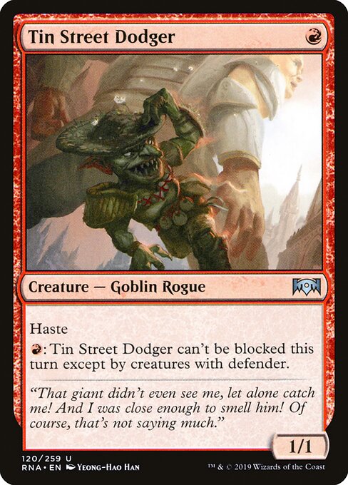 Tin Street Dodger – Ravnica Allegiance (RNA-120) Magic: The Gathering card | LC-REM-20260804-15150894186828-b3815ab6-87cd-4310-8068-ec721ee10a24