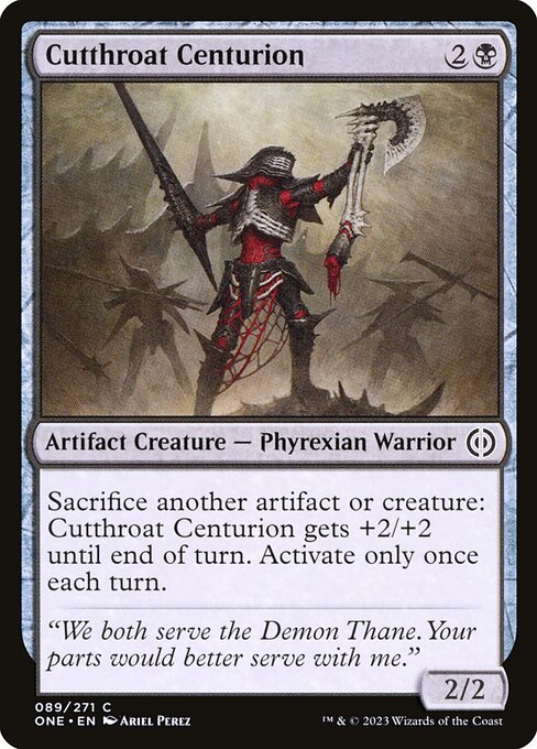 Cutthroat Centurion – Phyrexia: All Will Be One (ONE-89) Magic: The Gathering card | LC-REM-20260804-15711439487308-b3890961-d636-4ccc-9c42-2088a8531c9b Main image