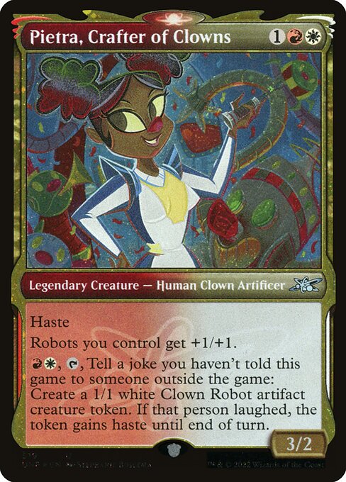 Pietra, Crafter of Clowns – Unfinity (UNF-519) Magic: The Gathering card | LC-REM-20260804-15151552921932-b392d1a2-6feb-47de-8f89-657f275c520d