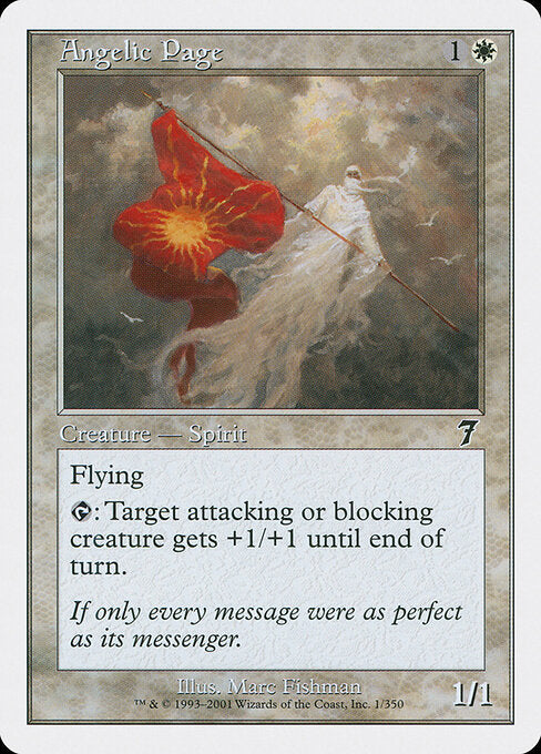 Angelic Page – Seventh Edition (7ED-1) Magic: The Gathering card | LC-REM-20260804-15376191652172-b3aebe60-bbd4-4591-bf3c-6cec67e41cf6 Image principale du produit