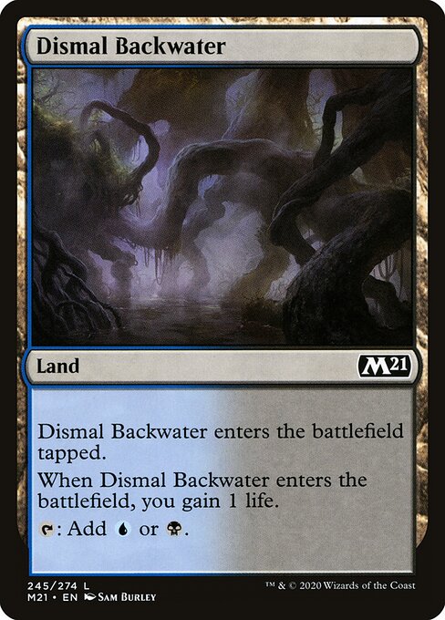 Dismal Backwater – Core Set 2021 (M21-245) Magic: The Gathering card | LC-REM-20260804-15711432376652-b3b1afa0-9bb5-4566-a85e-86a5c03e0187