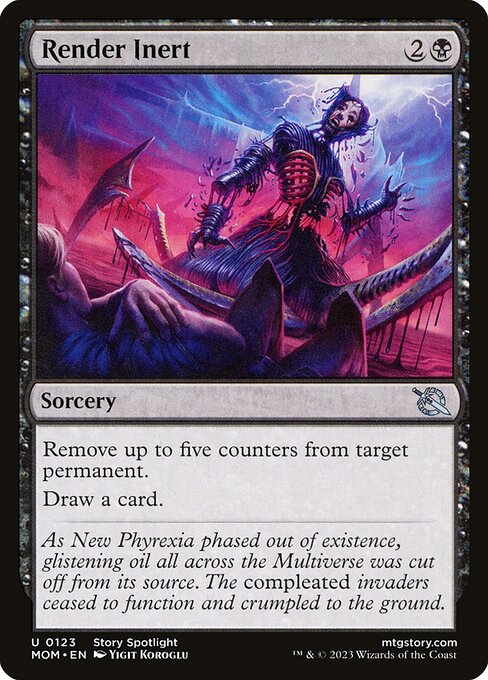 Render Inert – March of the Machine (MOM-123) Magic: The Gathering card