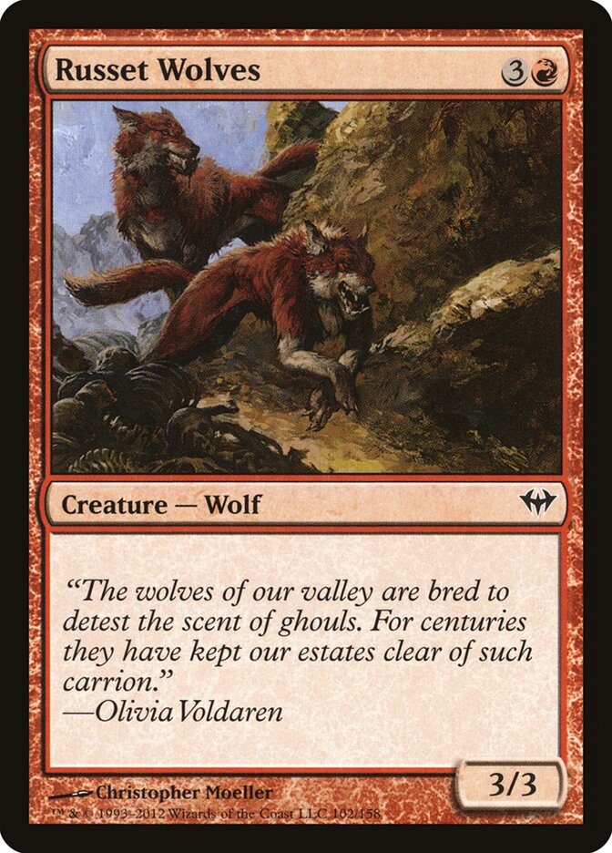 Russet Wolves - Dark Ascension (Common) [DKA-102] Image principale du produit