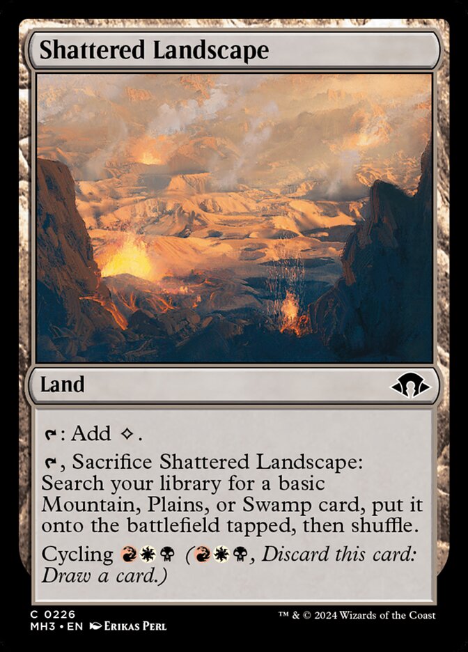 Shattered Landscape - Modern Horizons 3 (Common) [MH3-226]