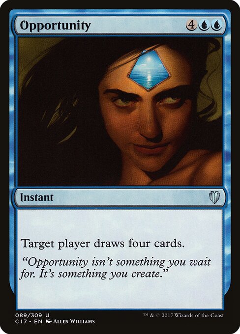 Opportunity – Commander 2017 (C17-89) Magic: The Gathering card | LC-REM-20260804-15151134605644-b3e7a546-9530-4888-9a4c-7b3d83609a67
