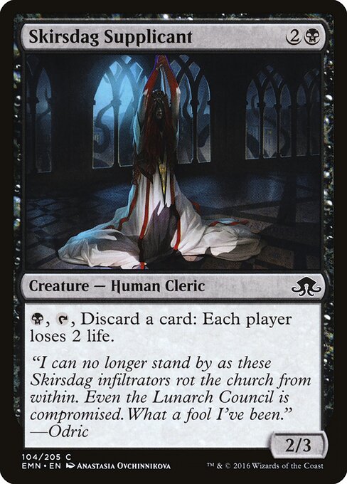 Skirsdag Supplicant – Eldritch Moon (EMN-104) Magic: The Gathering card