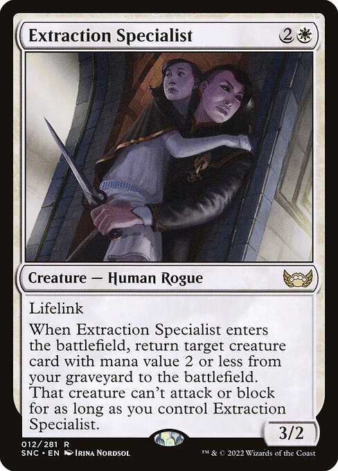 Extraction Specialist – Streets of New Capenna (SNC-12) Magic: The Gathering card Main image