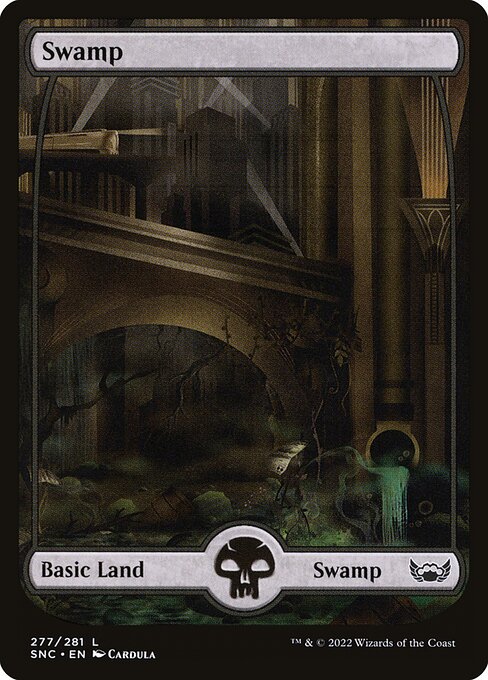 Swamp – Streets of New Capenna (SNC-277) Magic: The Gathering card Hoofdafbeelding
