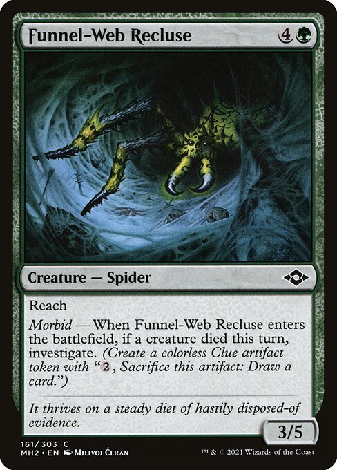Funnel-Web Recluse – Modern Horizons 2 (MH2-161) Magic: The Gathering card