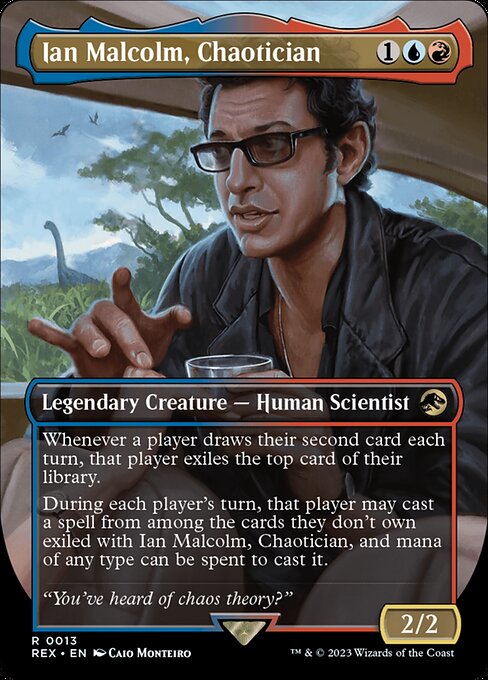 Ian Malcolm, Chaotician – Jurassic World Collection (REX-13) Magic: The Gathering card | LC-REM-20260804-15393188806988-b4a0402e-e39b-4008-b654-189b4a5e03a3 Imagen principal del producto