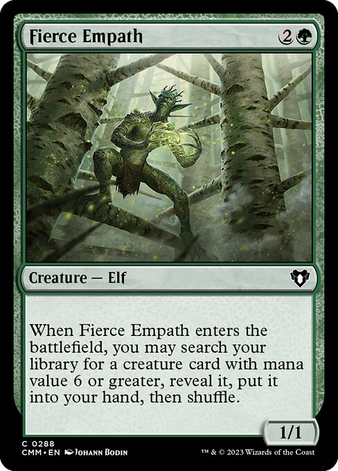 Fierce Empath – Commander Masters (CMM-288) Magic: The Gathering card Main image