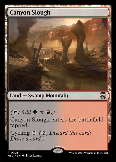 Canyon Slough – Commander: Modern Horizons 3 (M3C-325) Magic: The Gathering card Immagine principale del prodotto