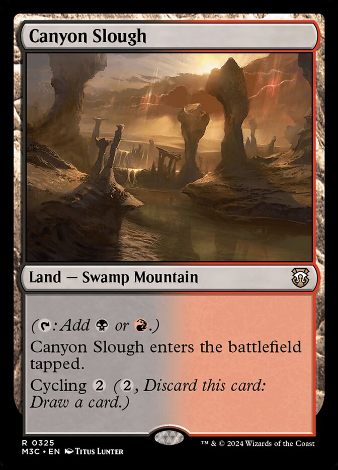 Canyon Slough - Commander: Modern Horizons 3 (Rare) [M3C-325] Main image