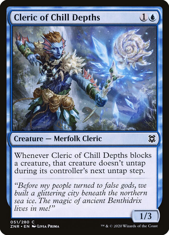 Cleric of Chill Depths - Zendikar Rising (Common) [ZNR-51]