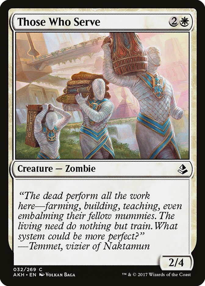 Those Who Serve - Amonkhet (Common) [AKH-32] Hauptbild