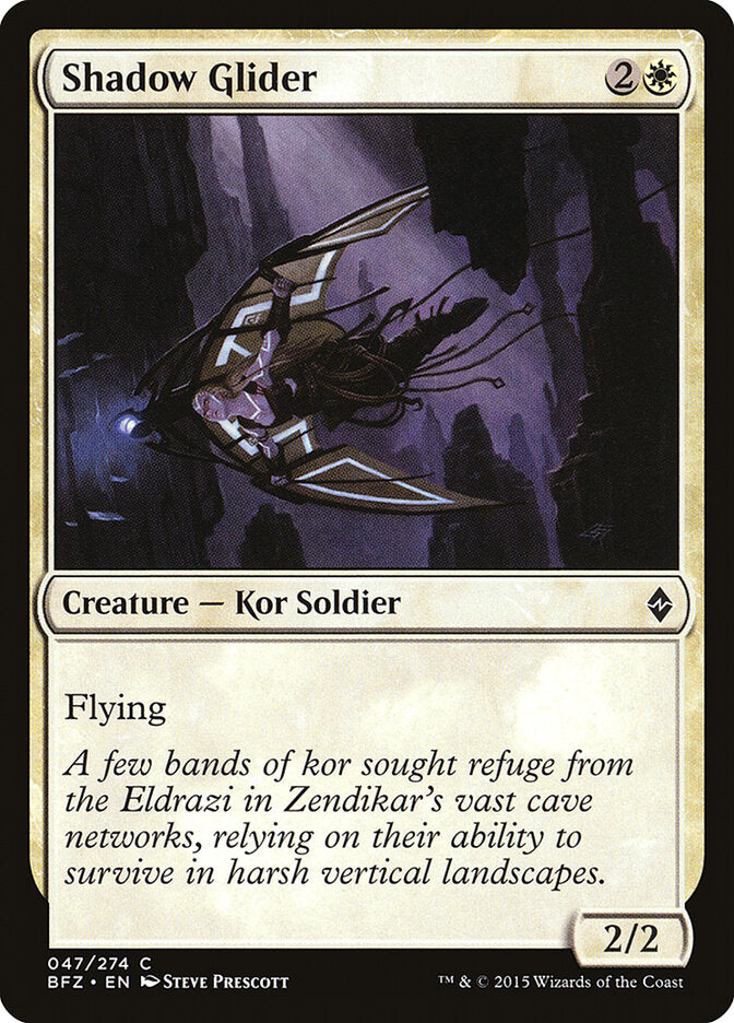 Shadow Glider - Battle for Zendikar (Common) [BFZ-47] Hoofdafbeelding