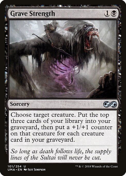 Grave Strength – Ultimate Masters (UMA-101) Magic: The Gathering card | LC-REM-20260804-15610410664268-b51b6c19-d8f8-4249-83c8-f3c4fa12291e