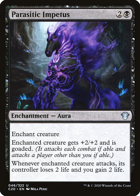 Parasitic Impetus – Commander: Ikoria (C20-46) Magic: The Gathering card