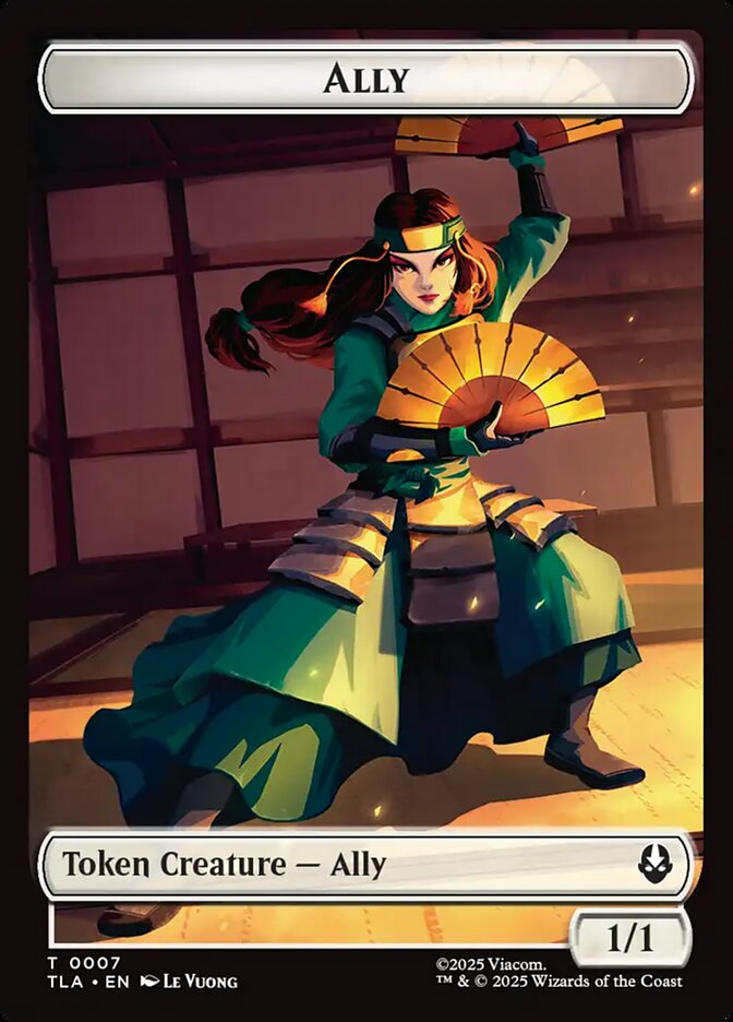 Magic-kaart Ally Token (W 1/1) // Clue Token TTLA-7 uit Avatar: The Last Airbender: Tokens (Token)