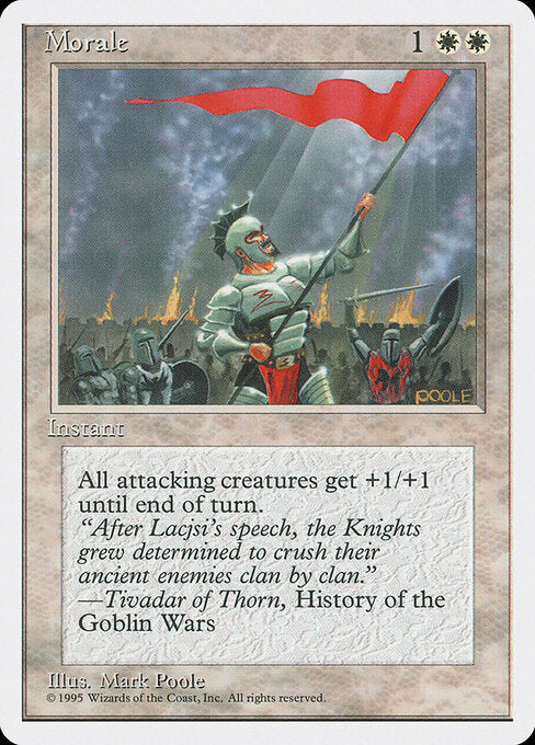 Morale – Fourth Edition (4ED-36) Magic: The Gathering card | LC-REM-20260804-15151505604940-b52cdfe3-fca1-420c-b5c0-2366ea58345b
