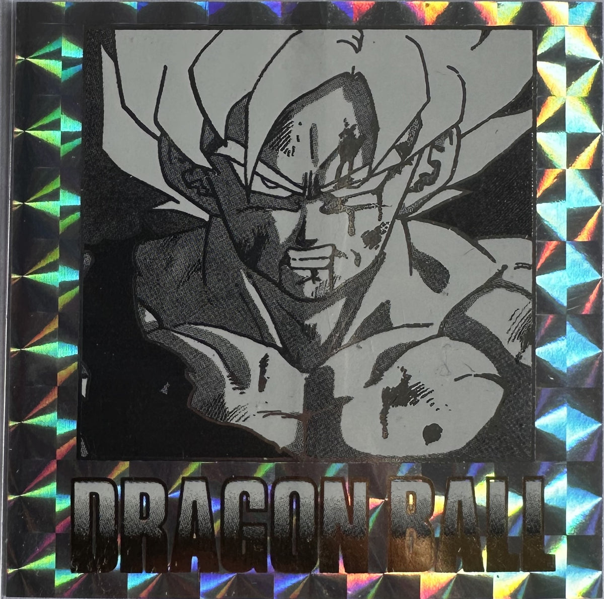 Dragon Ball 40th Anniversary – Son Goku (Super Saiyan) – Originele illustratie No.27 – Holografische sticker – Japans – Near Mint – voorkant