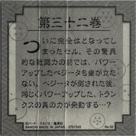 Dragon Ball 40th Anniversary – Perfect Cell, Android 17 & Android 18 – Originele illustratie No.32 – achterkant | Lichcards