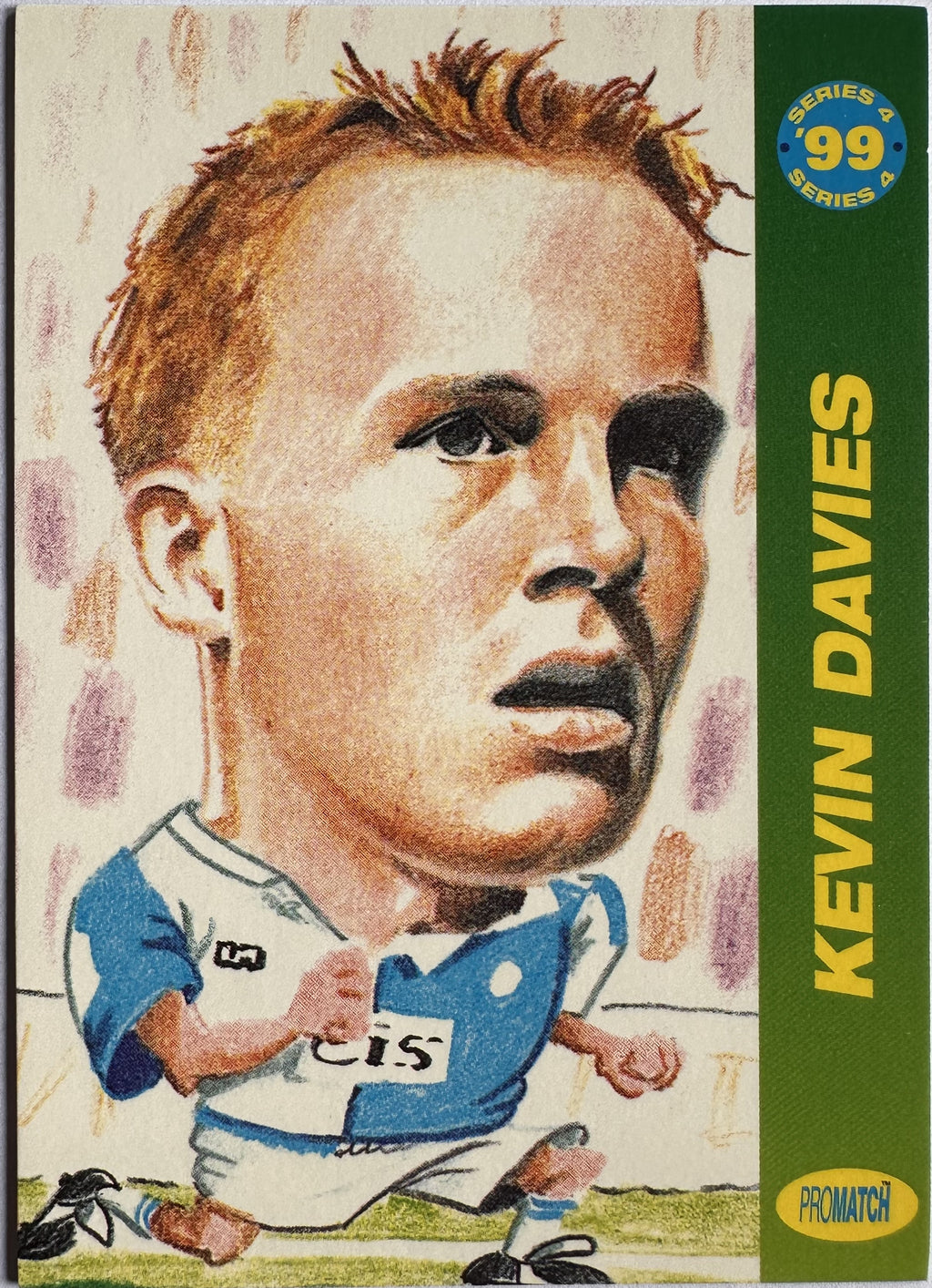 ProMatch Footballers ’99 Series 4 – Kevin Davies – Blackburn Rovers – S4/025 – Engels – Near Mint – voorkant
