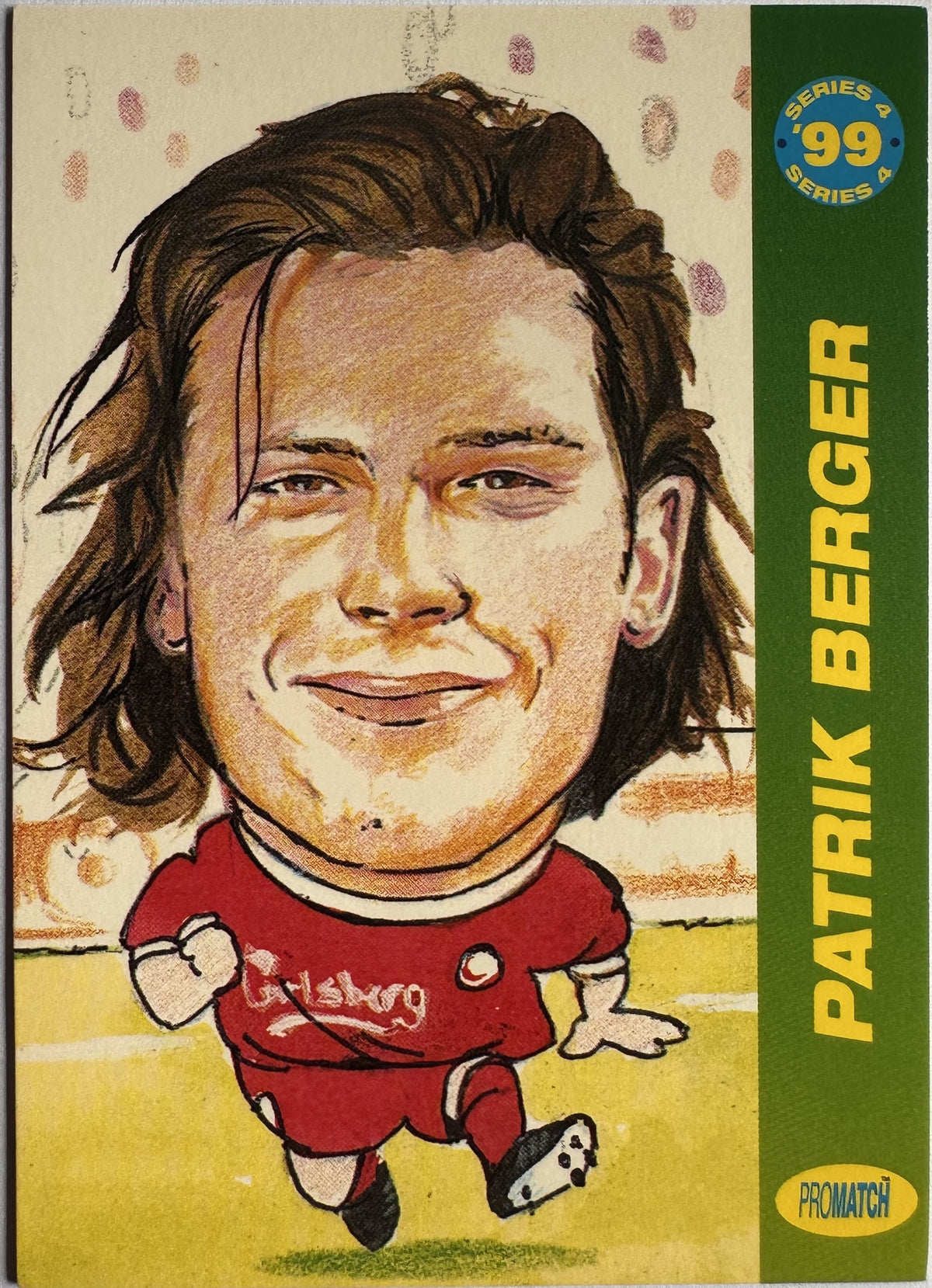 ProMatch Footballers ’99 Series 4 – Patrik Berger – Liverpool – S4/083 – Engels – Near Mint – voorkant