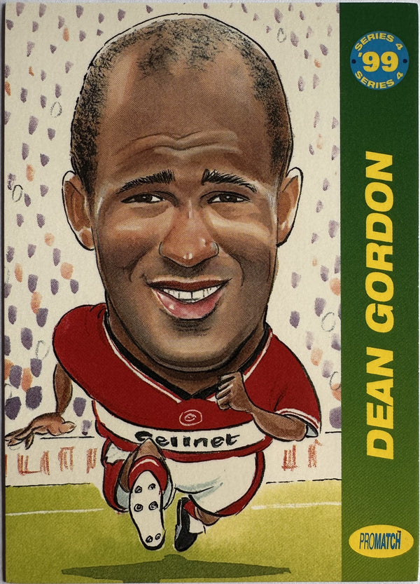 ProMatch Footballers ’99 Series 4 – Dean Gordon – Middlesbrough – S4/104 – Engels – Near Mint – voorkant