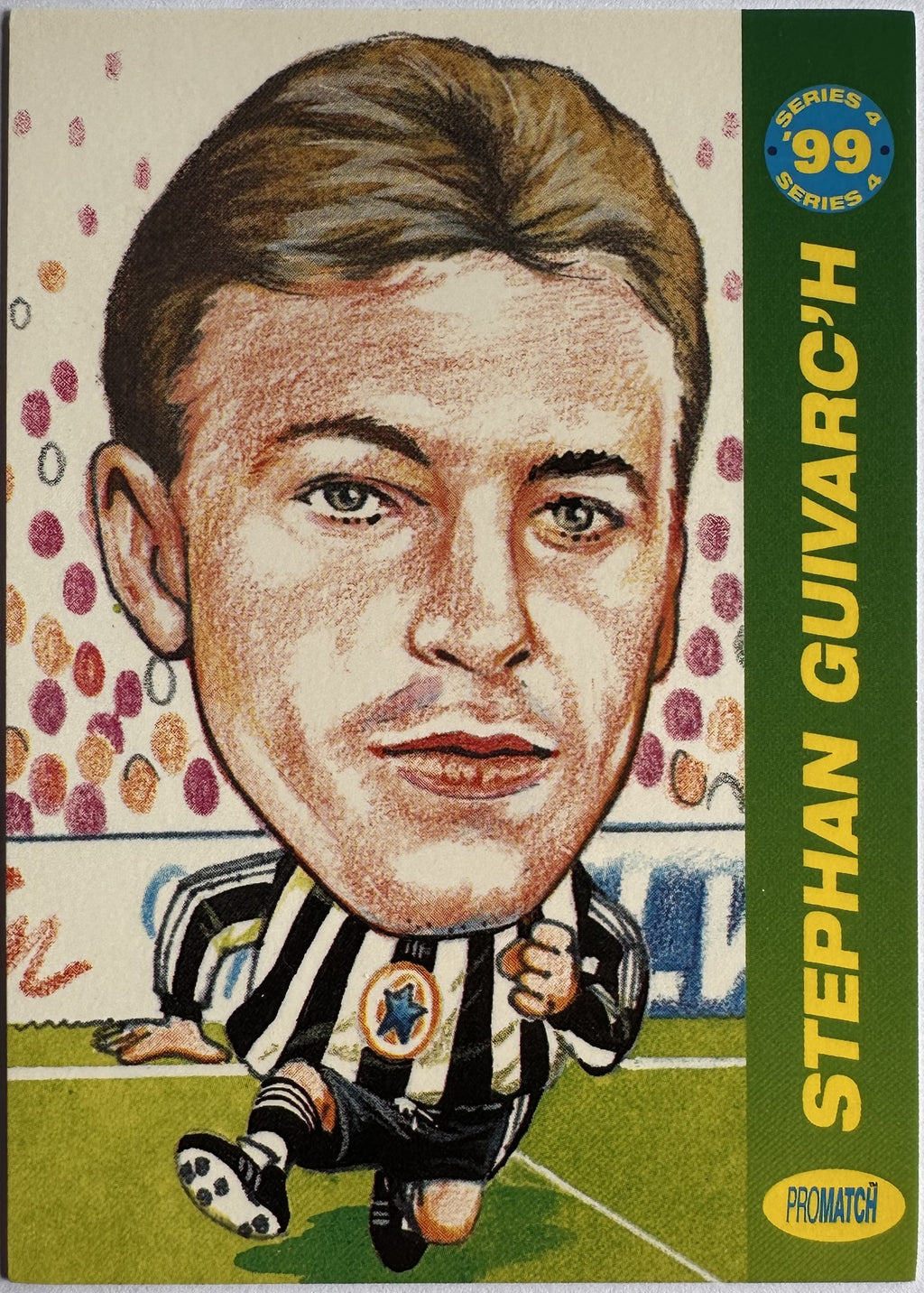 ProMatch Footballers ’99 Series 4 – Stéphane Guivarc’h – Newcastle United – S4/115 – Engels – Near Mint – voorkant