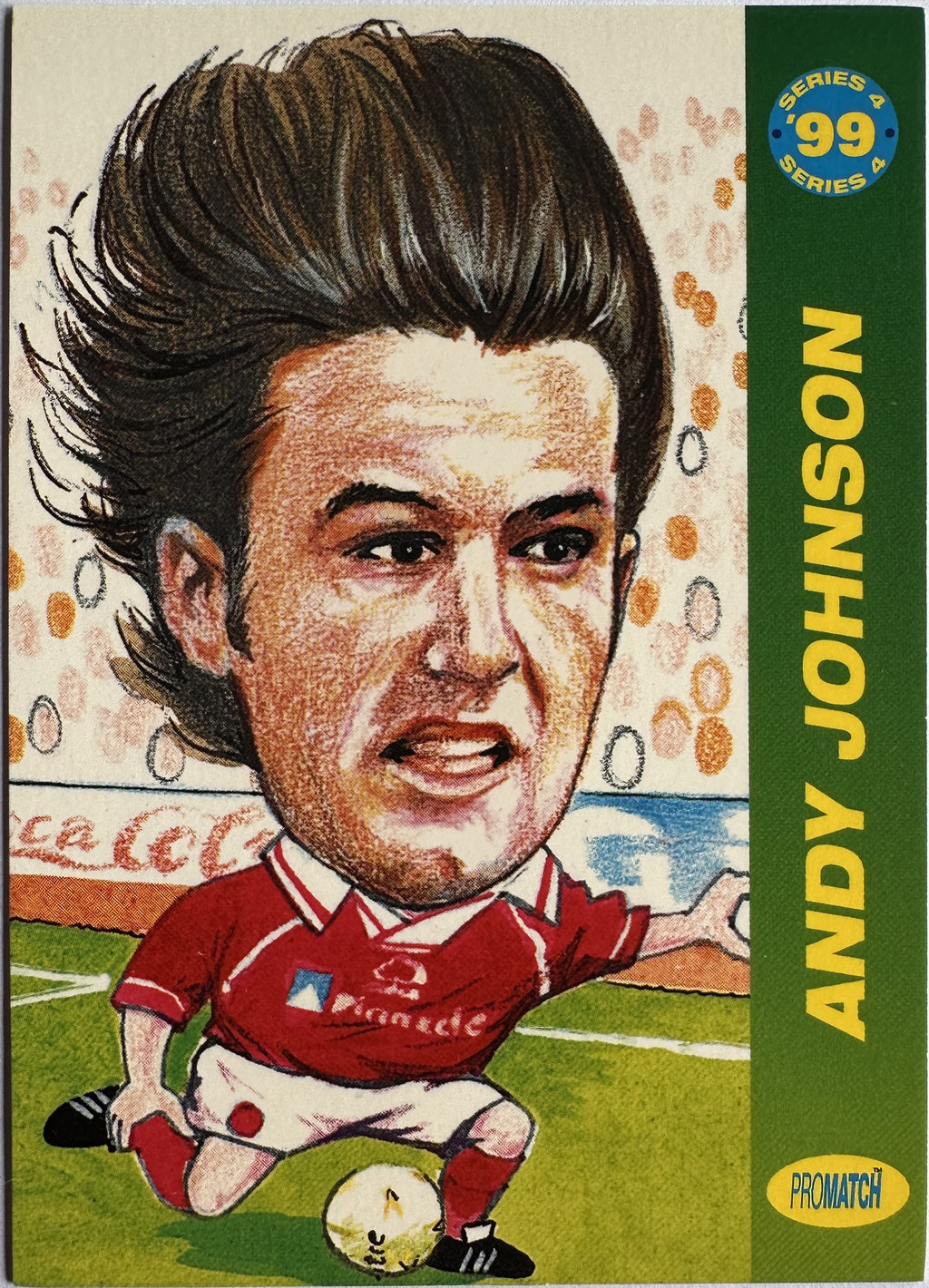 ProMatch Footballers ’99 Series 4 – Andy Johnson – Nottingham Forest – S4/120 – Engels – Near Mint – voorkant