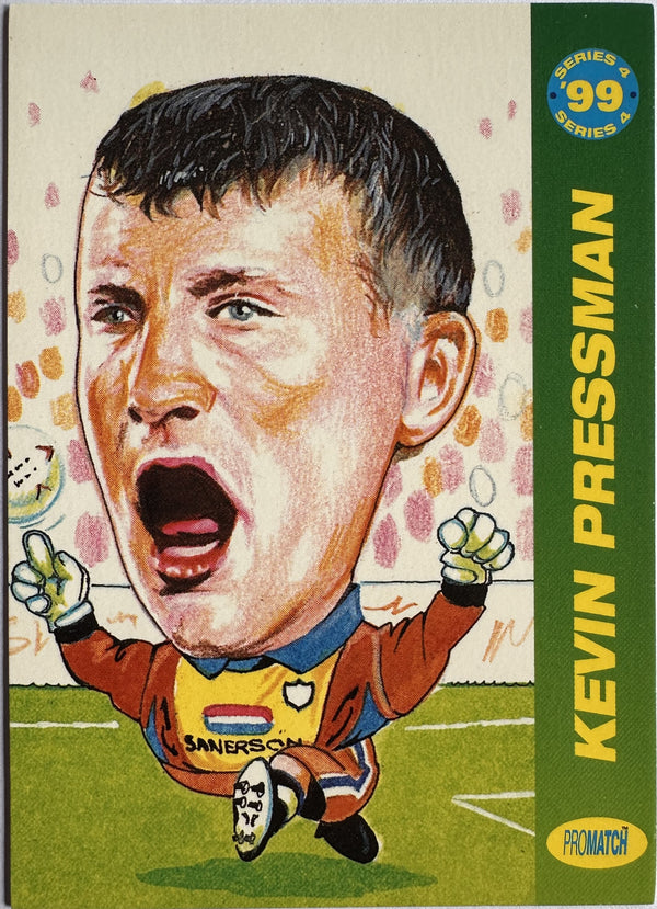 ProMatch Footballers ’99 Series 4 – Kevin Pressman – Sheffield Wednesday – S4/123 – Engels – Near Mint – voorkant