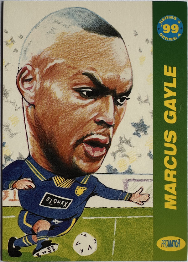 ProMatch Footballers ’99 Series 4 – Marcus Gayle – Wimbledon – S4/156 – Engels – Near Mint – voorkant